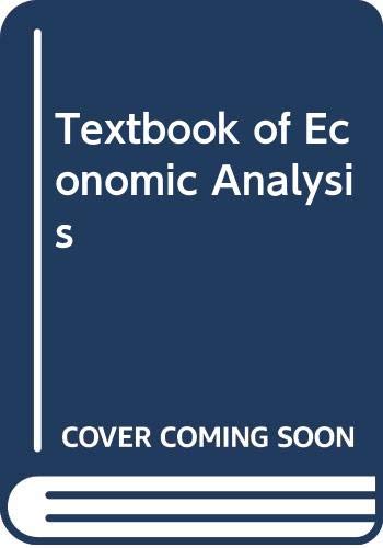 Stock image for Textbook of Economic Analysis for sale by WorldofBooks