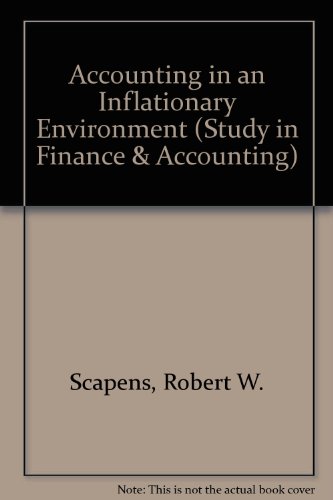 9780333319000: Accounting in an Inflationary Environment (Study in Finance & Accounting)