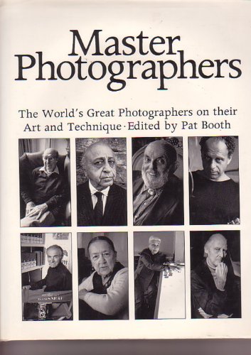 9780333325568: Master Photographers: The World's Great Photographers on Their Art and Technique