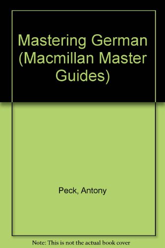 9780333325872: Mastering German (Macmillan Master Guides)