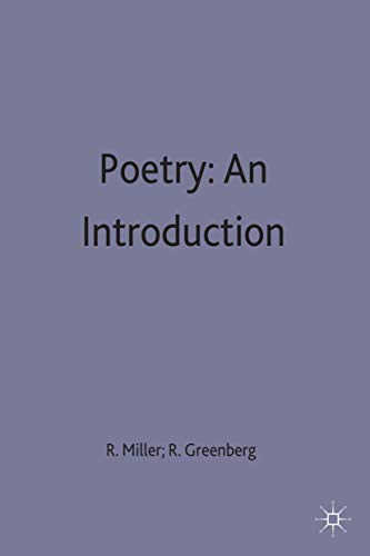 9780333329856: Poetry: An Introduction: An Introduction