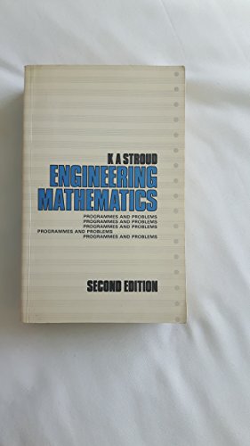 Stock image for Engineering Mathematics: Programmes and Problems for sale by MusicMagpie