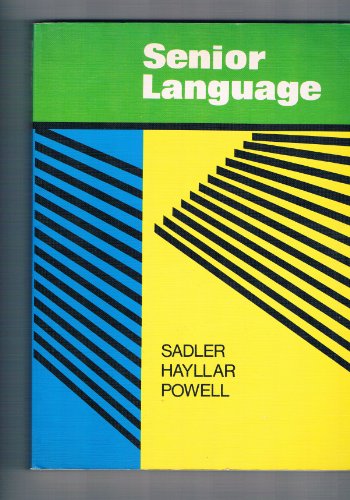 Senior Language (9780333337639) by Rex Kevin Sadler