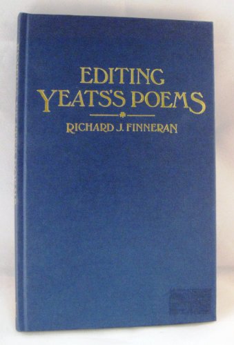 9780333339664: Editing Yeats' Poems