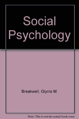 9780333340097: Social Psychology