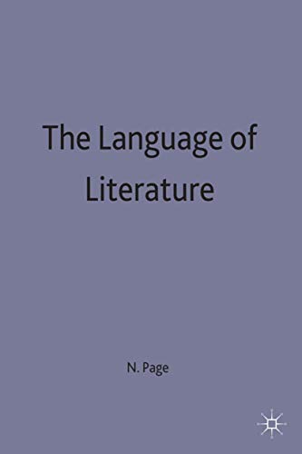 Imagen de archivo de The Language of Literature a la venta por THE SAINT BOOKSTORE