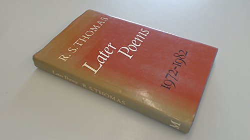 Beispielbild fr Later Poems, 1972-82 zum Verkauf von WorldofBooks