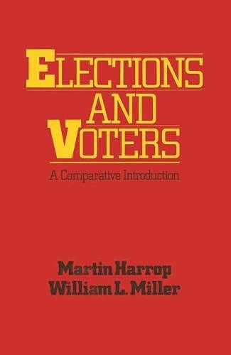 9780333347591: Elections and Voters: Comparative Introduction