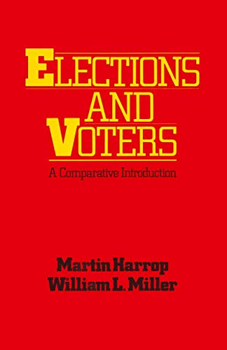 9780333347607: Elections and Voters: A comparative introduction