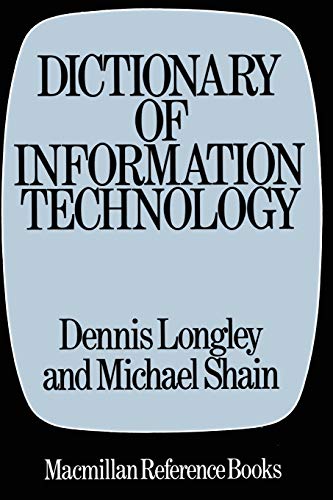 Stock image for Dictionary of Information Technology for sale by WorldofBooks