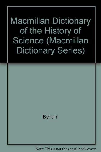 9780333349014: Dictionary of the History of Science (Dictionary Series)