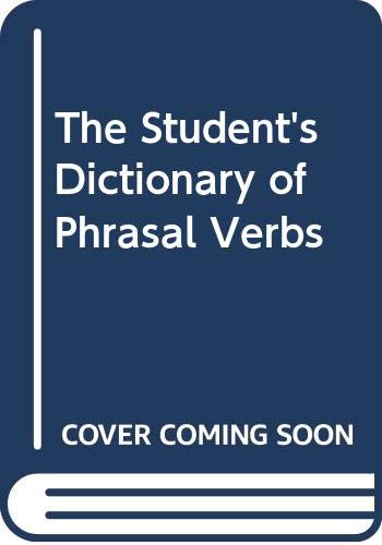 9780333350232: Student's Dictionary Of Phrasal Verbs
