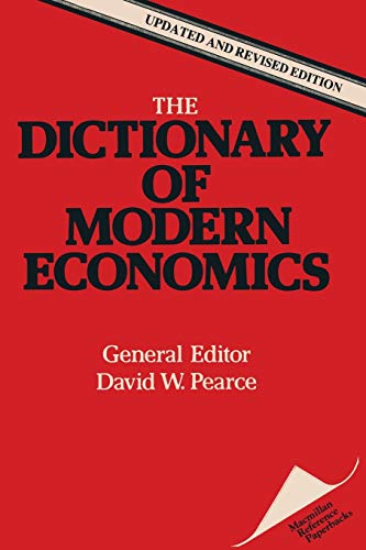 Stock image for Macmillan Dictionary of Modern Economics for sale by Books Puddle