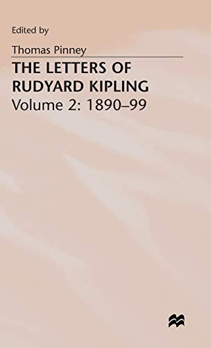 Beispielbild fr THE LETTERS OF RUDYARD KIPLING: VOLUME 2: 1890-99. zum Verkauf von Burwood Books