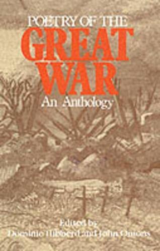 9780333362198: Poetry of the Great War: An Anthology