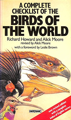 A complete checklist of the birds of the world (9780333362297) by Howard, Richard