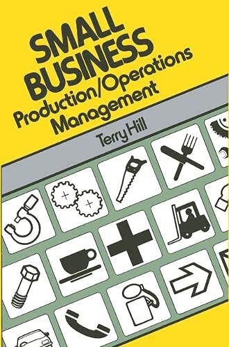 Stock image for Small Business: Production/Operations Management for sale by Asano Bookshop