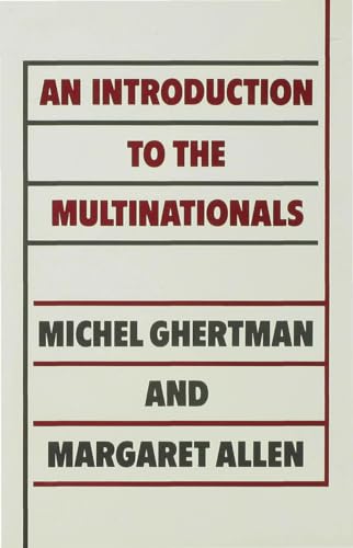 9780333364505: An Introduction to the Multinationals