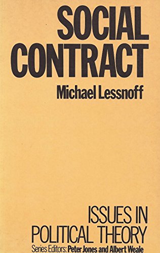 Stock image for Social Contract (Issues in political theory) for sale by Hay-on-Wye Booksellers