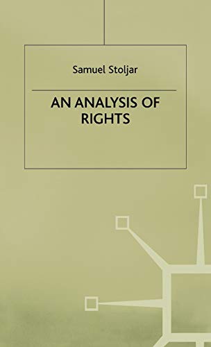 9780333371589: An Analysis of Rights