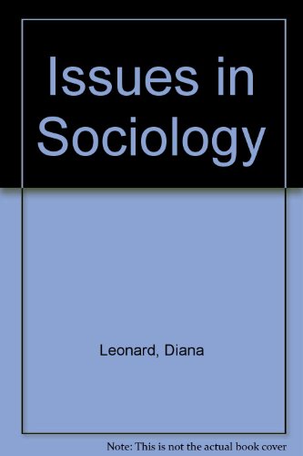 Imagen de archivo de Issues in Sociology a la venta por Goldstone Books