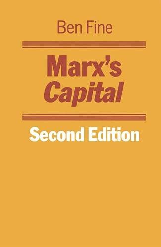 9780333375365: Marx's "Capital"