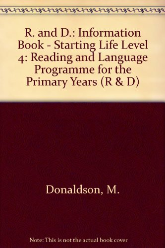 Starting Life (R & D) (9780333377383) by Donaldson, Margaret