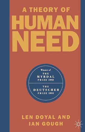 A Theory of Human Needs - Doyal, Len, Gough, Ian
