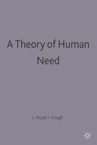 Stock image for Theory of Human Need for sale by Better World Books Ltd