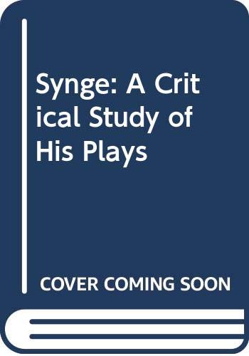 Synge: A Critical Study of the Plays (9780333383889) by Grene, Nicholas