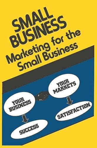 Stock image for Marketing for the Small Business (Small Business Series) for sale by AwesomeBooks