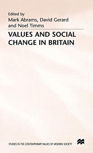 Stock image for Values and Social Change in Britain for sale by Better World Books Ltd