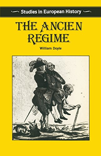 9780333386965: The Ancien Regime (Studies in European History)