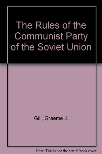 9780333387917: The Rules of the Communist Party of the Soviet Union
