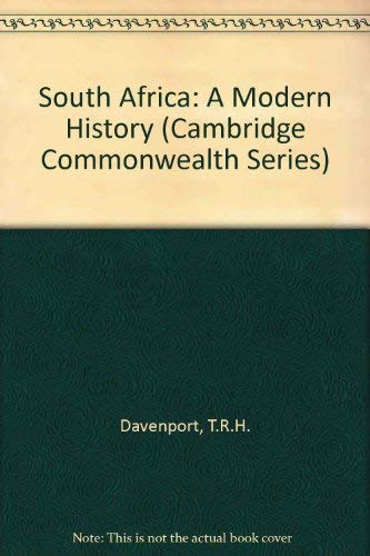 9780333388310: South Africa: A Modern History (Cambridge Commonwealth)