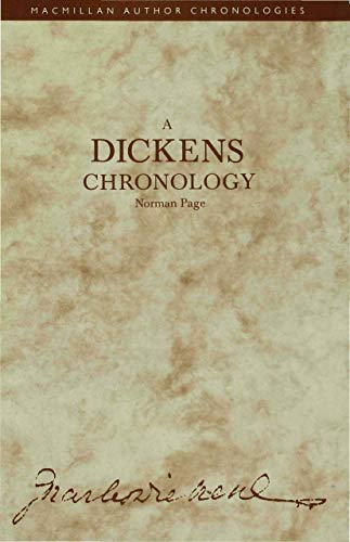 9780333388594: A Dickens Chronology