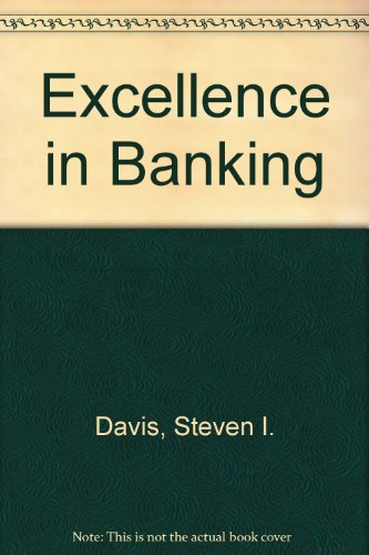 Imagen de archivo de Excellence In Banking a la venta por Ridge Road Sight And Sound