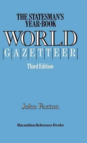 9780333390856: Statesman's Yearbook and World Gazetteer