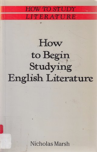 How to Begin Studying English Literature