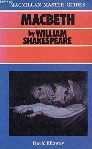 9780333393000: "Macbeth" by William Shakespeare (Macmillan Master Guides)