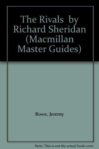9780333394663: "The Rivals" by Richard Sheridan (Macmillan Master Guides)
