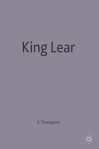 King Lear (The Critics debate) (9780333395851) by Thompson, Ann