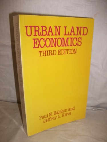 Stock image for Urban Land Economics (Macmillan Building and Surveying Series) for sale by MusicMagpie