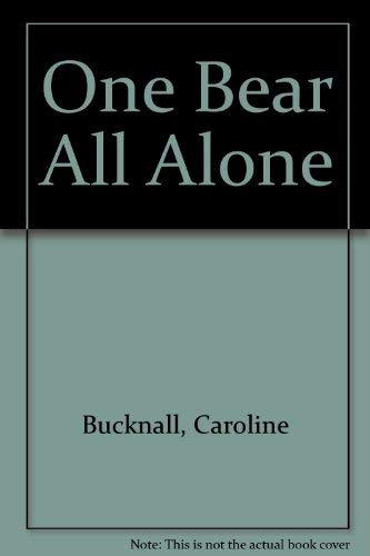 9780333398197: One Bear All Alone