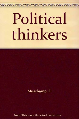 Imagen de archivo de Political thinkers a la venta por Syber's Books
