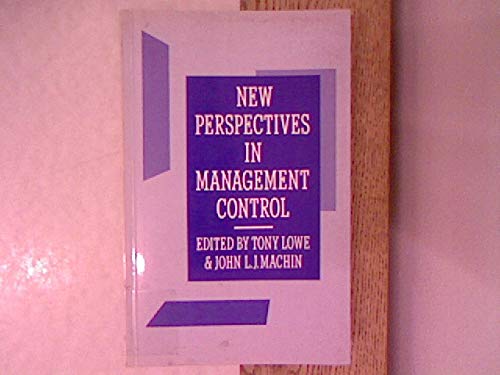 9780333405482: New Perspectives in Management Control