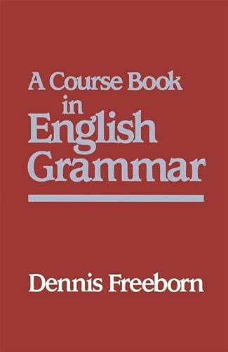 Beispielbild fr A Course Book in English Grammar (Studies in English Language) zum Verkauf von AwesomeBooks