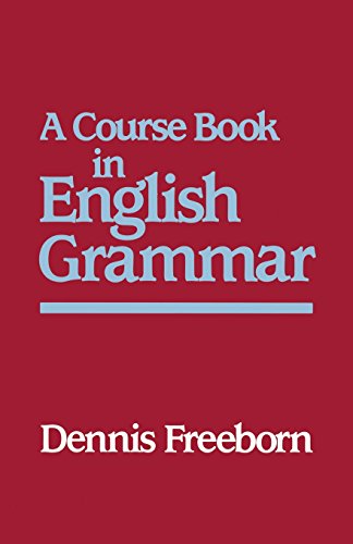 9780333405680: A Course Book in English Grammar (Studies in English Language)