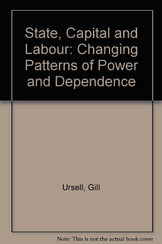 Beispielbild fr State, Capital and Labour : Changing Patterns of Power and Dependence zum Verkauf von Better World Books Ltd