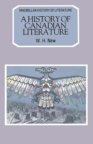 Beispielbild fr A History of Canadian Literature (The history of literature) zum Verkauf von Redux Books